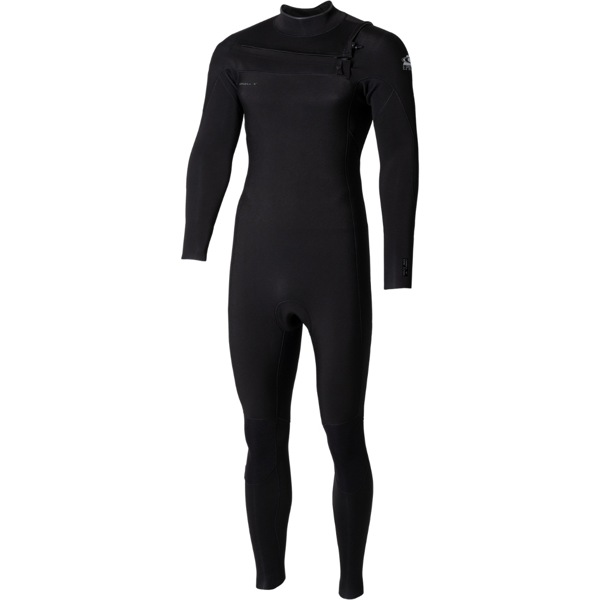 2026 O'Neill Heren Epic 3/2mm Borst Ritssluiting Wetsuit 5646 - Black